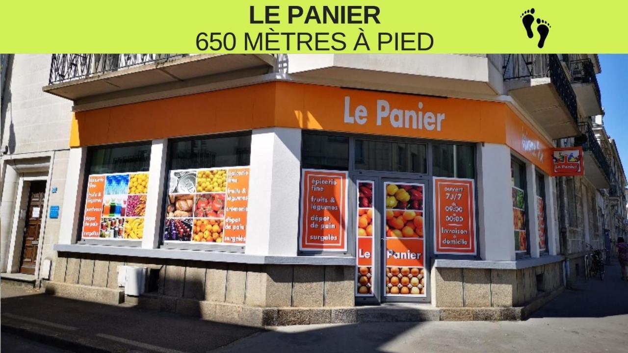 St Nazaire - L'Art Deco - Stationnement Gratuit - Centre Ville - Wifi Fibre Сен-Назер Экстерьер фото